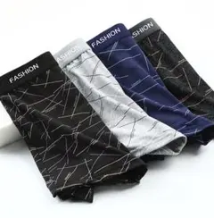 ボクサーパンツ　Lサイズ　4枚組　前閉立体　抗菌クロッチ　速乾　通気