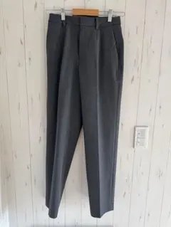 UNIQLO ユニクロ　スマートアンクルパンツ/丈長め グレー