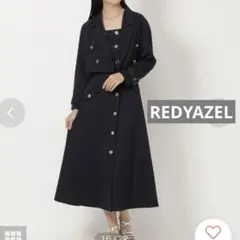 レディアゼル　ジャケット×ワンピース　3way バックプリーツ