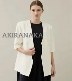 2026年最新】AKIRANAKA レディース ノーカラージャケットの人気