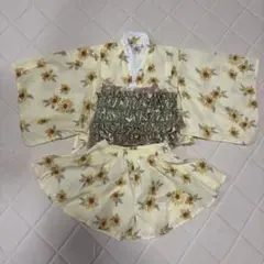 甚平 ひまわり柄 浴衣 セパレートのサムネイル