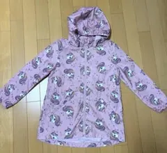 H&M 7-8Y(120〜130cm相当)ユニコーン柄キッズ ウィンドブレーカー