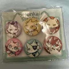 崩壊スターレイル　mini缶バッジ　ちびネコシリーズ　モーディス　アナイクス