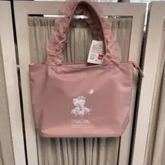 ハローキティ☆フリルハンドルトートバッグ☆ピンク【新品】チャック付☆