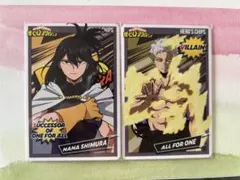 ヒロアカ　ヒーローチップス3 オールフォーワン　志村奈々　カード