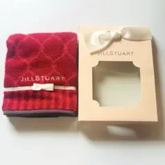 JILL STUART タオルハンカチ　赤　レッド　新品未使用