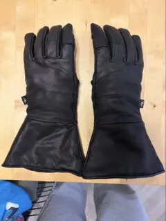 バイク用レザーグローブ 白バイ - メルカリ