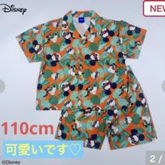 ミッキー　グーフィー　ドナルドダッグ　シャツスーツ　アロハシャツ　セットアップ