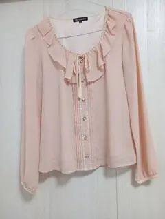 MISCH MASCH　シフォン ブラウス リボン