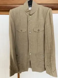 6111 six eleven one ノーカラージャケット ベージュ