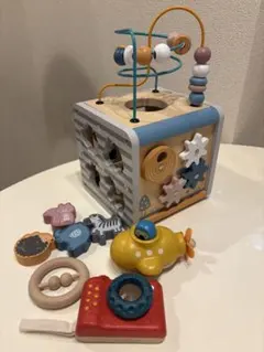 木製 知育玩具 多機能おもちゃ