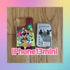 iPhone13mini ケース ディズニーキャラクター ＆ カメラフィルム
