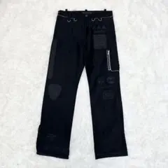 美品✨UNDERCOVER 03ss scab期　GIZ柄　パンツ　ブラックのサムネイル