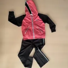 Kaepa キッズ ジャージ 上下セット 120cm ピンク ブラック