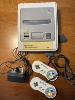 動作確認済スーパーファミコン本体純正2コンAC付