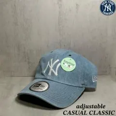 【海外限定】 ヤンキース CASUAL CLASSIC ライトデニム キャップ