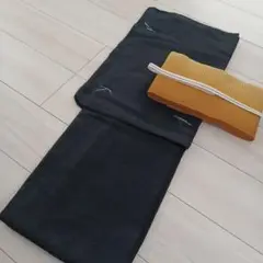 新品☆呉服屋♪綿しじら織　はちす織帯　大人上品なスレンダー夏着物　浴衣３点セット
