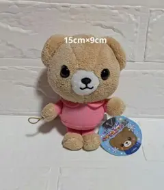 SNOW ベア マスコット ぬいぐるみ ピンクの服