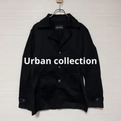 アーバンコレクション ミリタリージャケット 綿100％ Lブラック 秋アウター