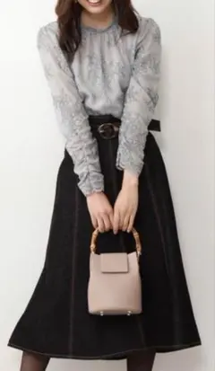 プロポーションボディドレッシング ＊ デニムマーメイドフレアスカート