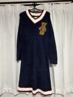 値下げ可能！！ GELATO PIQUE クマ刺繍 ネイビー ルームウェア