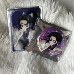 胡蝶しのぶ 劇場版 箔押しカード 缶バッジ