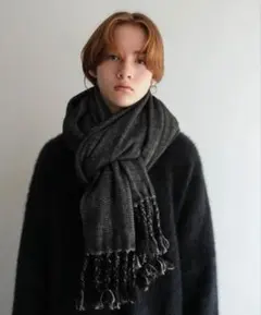 【交渉可】新品 未開封 CHTY ヤクウール ストール HIGH-END YAK WOOL FRINGE STOLE | CTHY