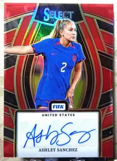 ashley sanchez サイン panini auto カード 女子 直筆