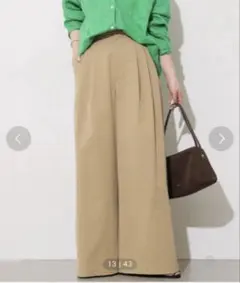 FRAMeWORK≪洗濯機洗い可≫コットンナイロンタックパンツ38 - メルカリ