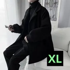 ビッグシルエット チェスターコート ロングコート アウター 冬服 メンズ 韓国