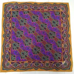 【希少】90s KENZO ケンゾー 総柄 花柄 シルク 絹 スカーフのサムネイル