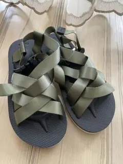 新品☆SUICOKE ☆スポーツ☆サンダル ☆カーキ ☆23cm☆スイコックのサムネイル