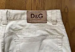 【D&G】チノパン クリーム色 ストレートレッグ