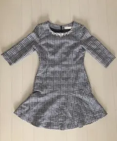 ❤︎ミシェルマカロン 襟ビジュー七分丈ワンピ❤︎