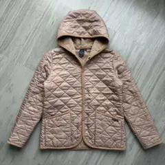 THE SMOCK SHOP キルティング フード付き ジャケット M ブラウン
