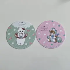 mofusand モフサンド 特典 コースター サンリオ キティ ハンギョドン