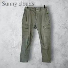 【Sunny clouds 】　カーゴパンツ　W67 カーキ　通年　カジュアルのサムネイル
