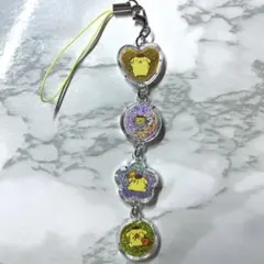 サンリオキャラクター おはじきシール風 アクセサリー ポムポムプリン ストラップ