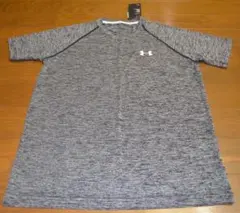 UNDER ARMOUR Tシャツ UAテックHG 半袖 メンズ SM グレー系