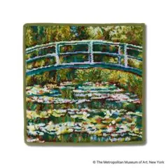 【希少】FEILER フェイラー ハンカチ MET モネ 睡蓮に掛かる橋