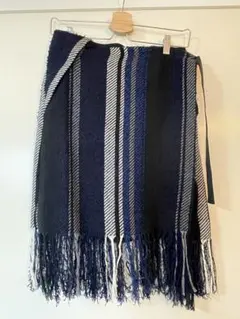 美品　sacai ラップスカート　フリンジのサムネイル