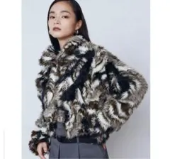 EMODA ボアブルゾン ライトミックス