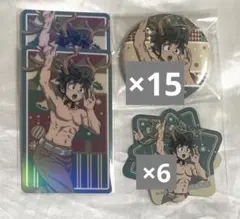 ヒロアカ クリスマス 缶バッジ 特典 カード 緑谷出久 デク