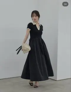 【新品】nairo ポロニットドッキングワンピース