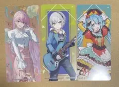 プロセカ 初音ミク クリアしおり アニメイト購入特典 巡音ルカ 日野森志歩