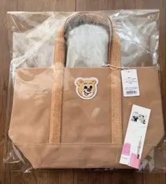 【新品未使用】フェイラー オールドテディ ワッペントートバッグ L ベージュ