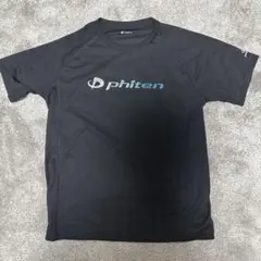 phiten ファイテン スポーツTシャツ ブラックXL