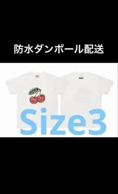 Buffer チェリープリント Tシャツ ホワイト サイズ3 Lサイズのサムネイル