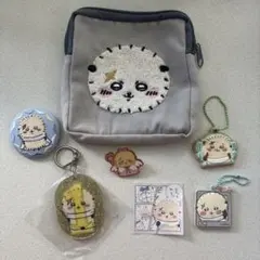 ちいかわ　ラッコ　もこもこポーチほか7点セット　まとめ売り