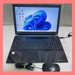 S124 TOSHIBAノートパソコンSSD第6世代WEBカメラWindow11 - メルカリ